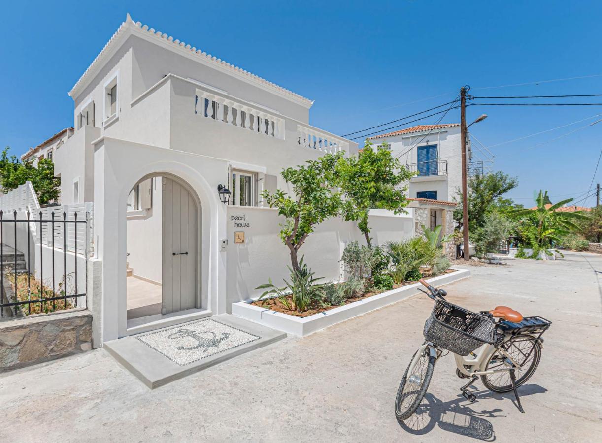 Pearl House - Luxurious New Beach Villa In Spetses Stunning View Ligoneri Ngoại thất bức ảnh