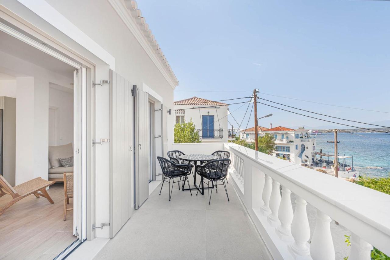 Pearl House - Luxurious New Beach Villa In Spetses Stunning View Ligoneri Ngoại thất bức ảnh