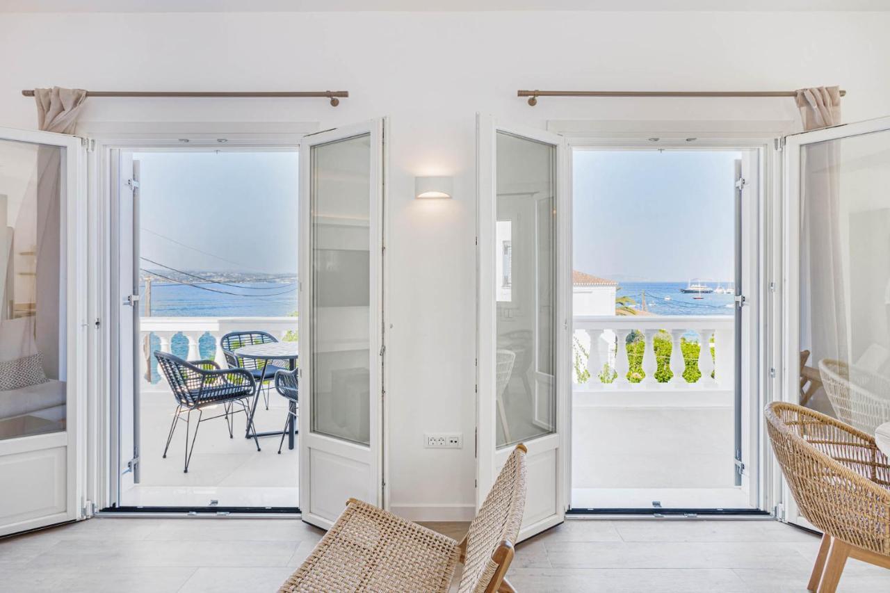Pearl House - Luxurious New Beach Villa In Spetses Stunning View Ligoneri Ngoại thất bức ảnh