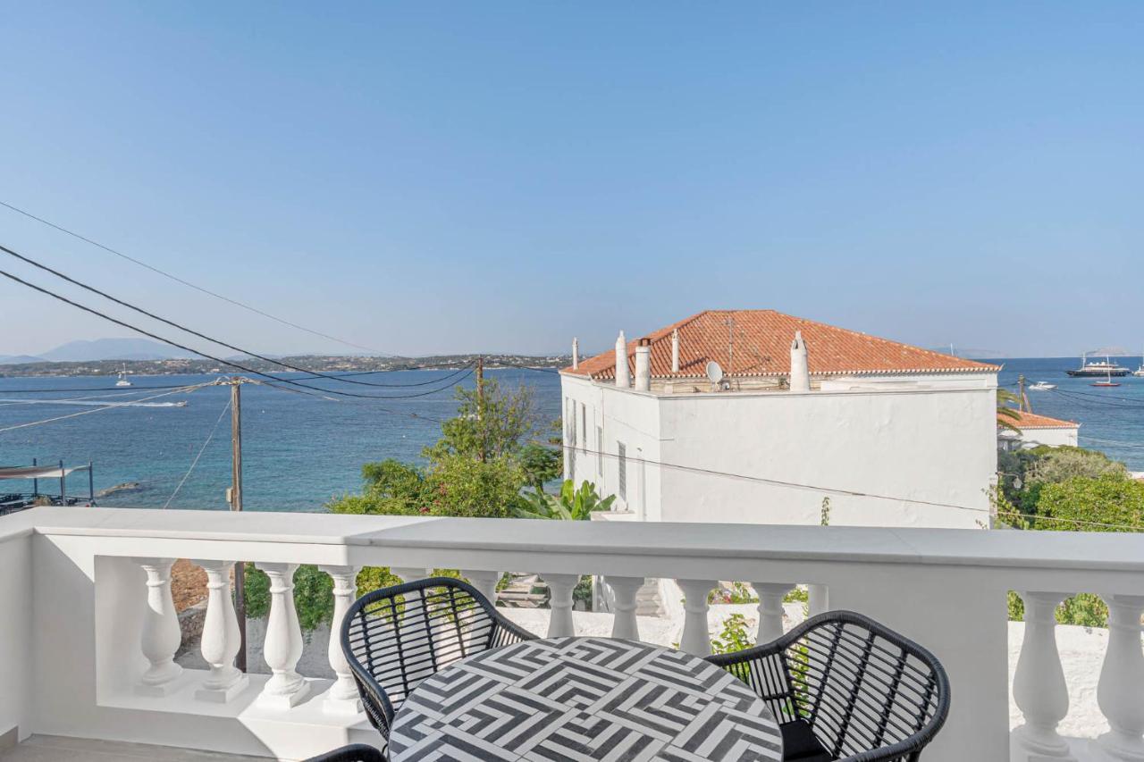 Pearl House - Luxurious New Beach Villa In Spetses Stunning View Ligoneri Ngoại thất bức ảnh