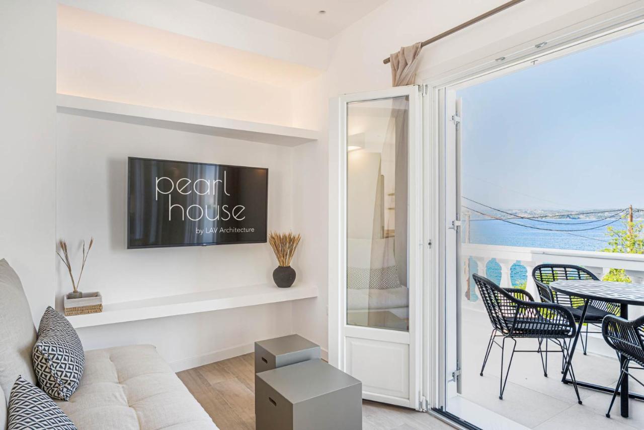 Pearl House - Luxurious New Beach Villa In Spetses Stunning View Ligoneri Ngoại thất bức ảnh